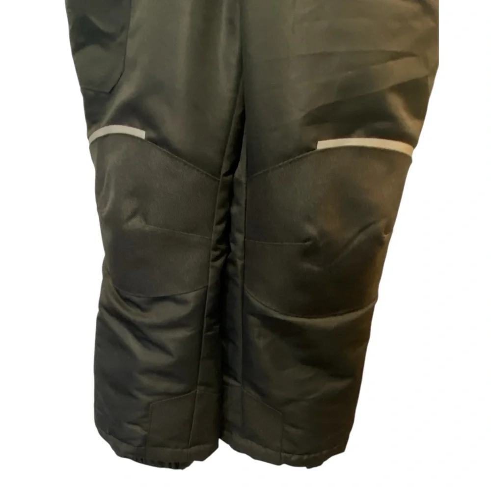 Swiss Tech Black Snow Bib Snow Pants Overalls - Brand New - Boys Size 6/6X